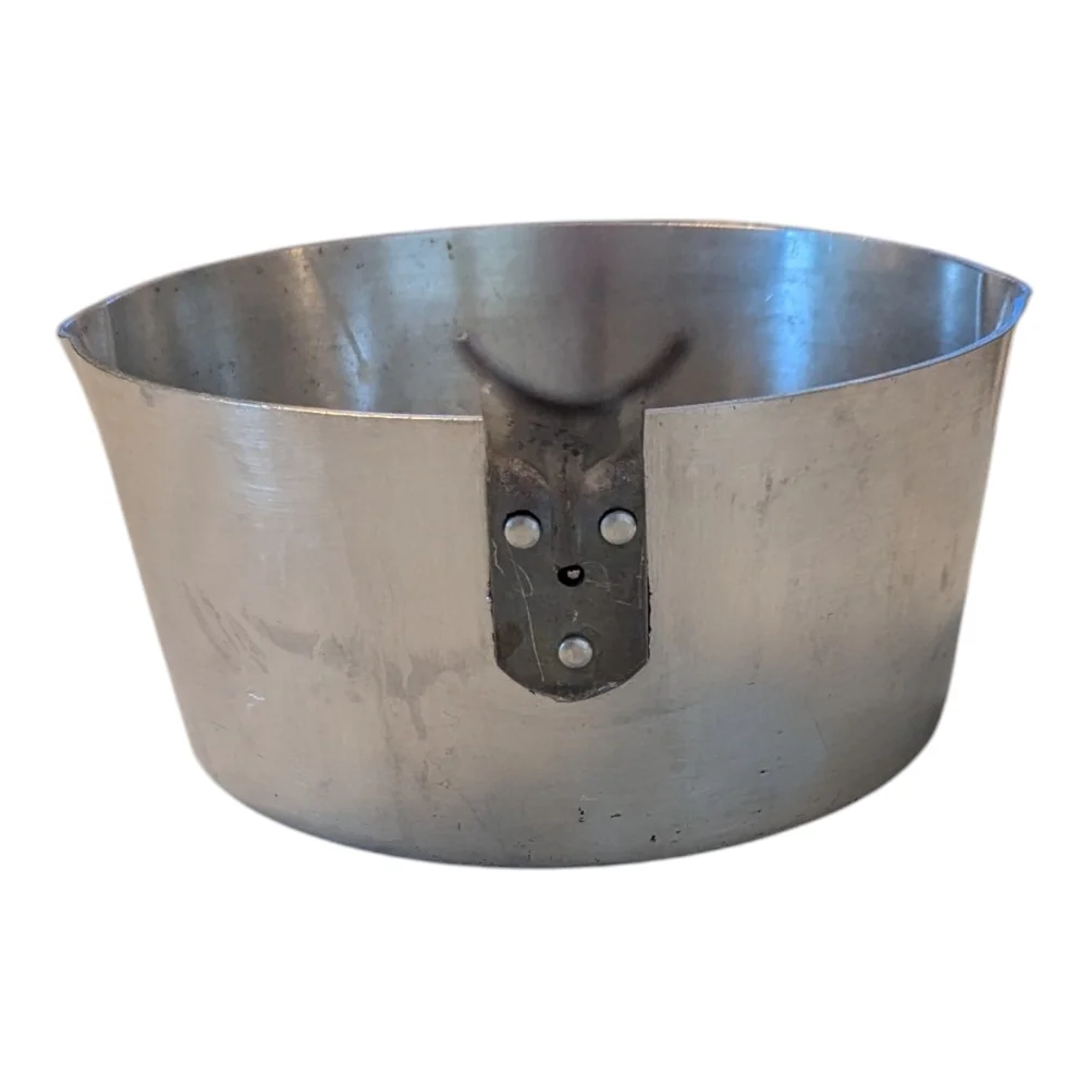 40s-60s MCM Buckeye Real Solid Aluminum Wooster Ohio USA 12 Gauge 3 Qt Pour Pot